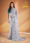 Akshaya By Kashvi Swarovski Work Weightless Printed Sarees Wholesale Price In Surat